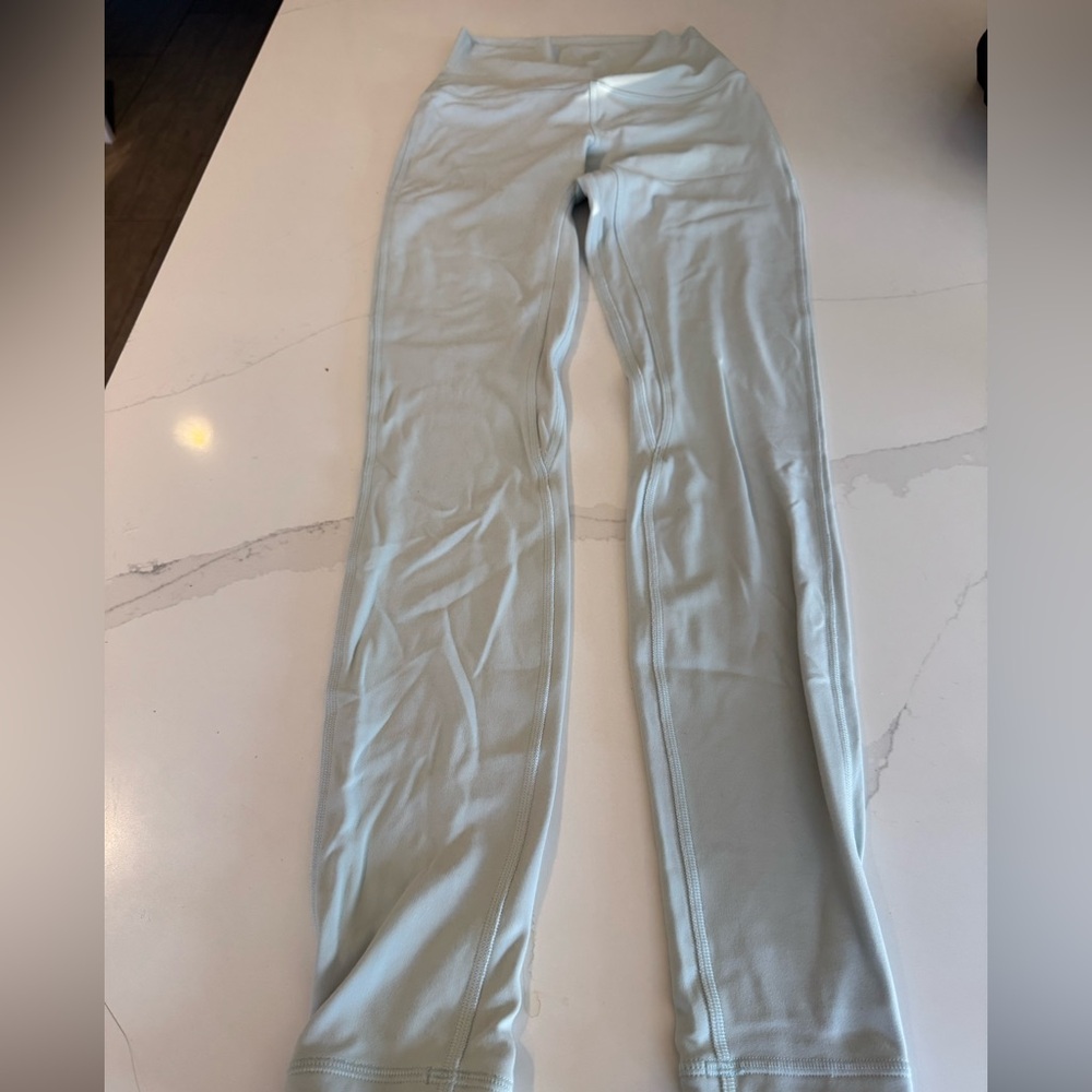 Lululemon yoga pants size 2z small stain pls see pic for details
